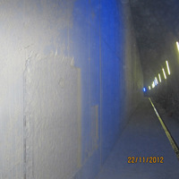 parete del Tunnel AlpTransit da riparare