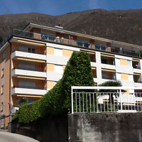 Facciata di un palazzo dopo la ristrutturazione