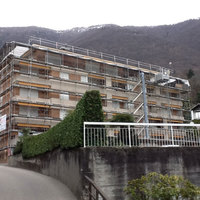 Palazzo durante i lavori di ristrutturazione