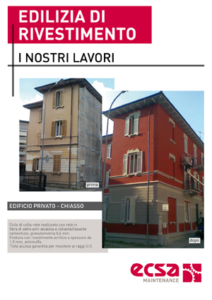Esempi di cantieri edilizia di rivestimento